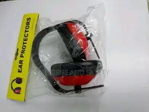 Ear Muff (Black And Red)