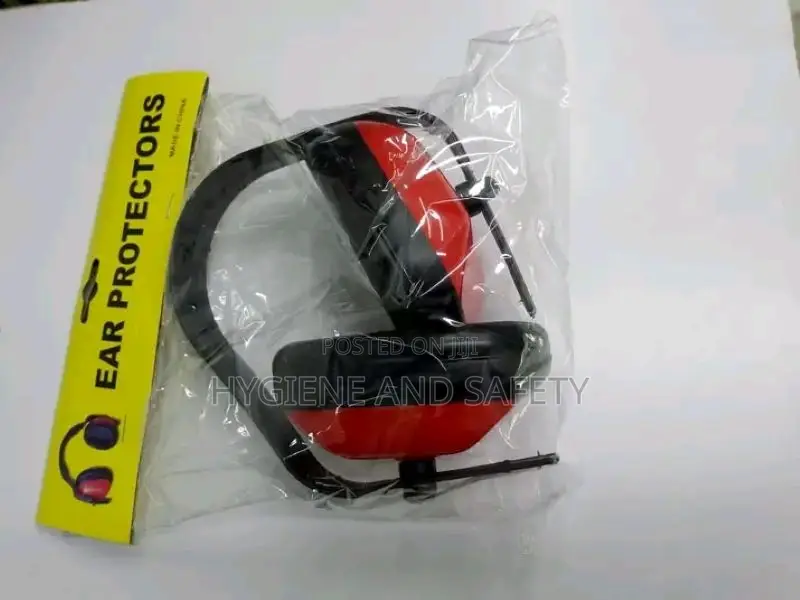 Ear Muff (Black And Red)