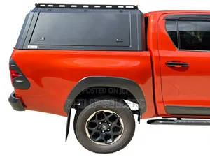 Toyota Hilux 2015–2024 Steel Black Canopy Double Cab