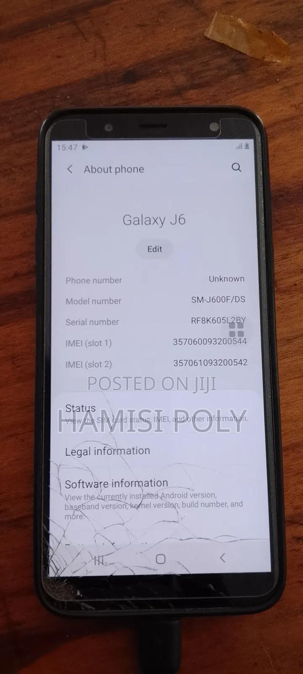 Samsung Galaxy J6 64 GB Gray - main view