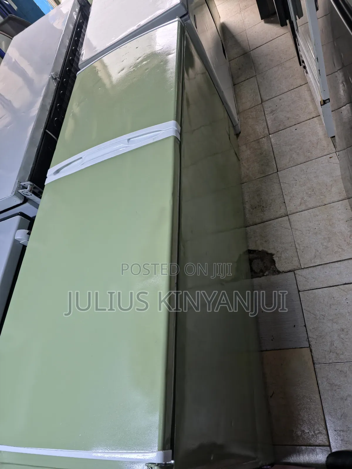 Two Doors Closed Freezer
