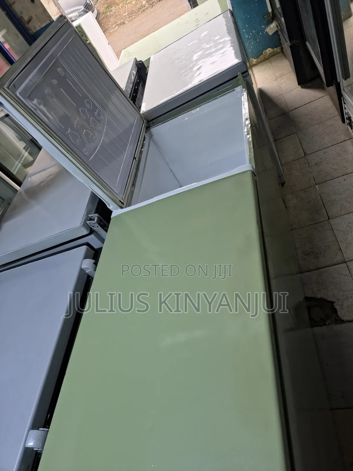 Two Doors Closed Freezer