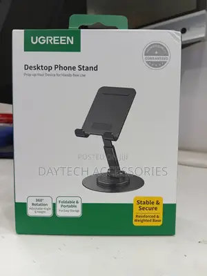 This Is a Ugreen Lp805 Desktop Phone Stand 360-Degree Rotating Base.
