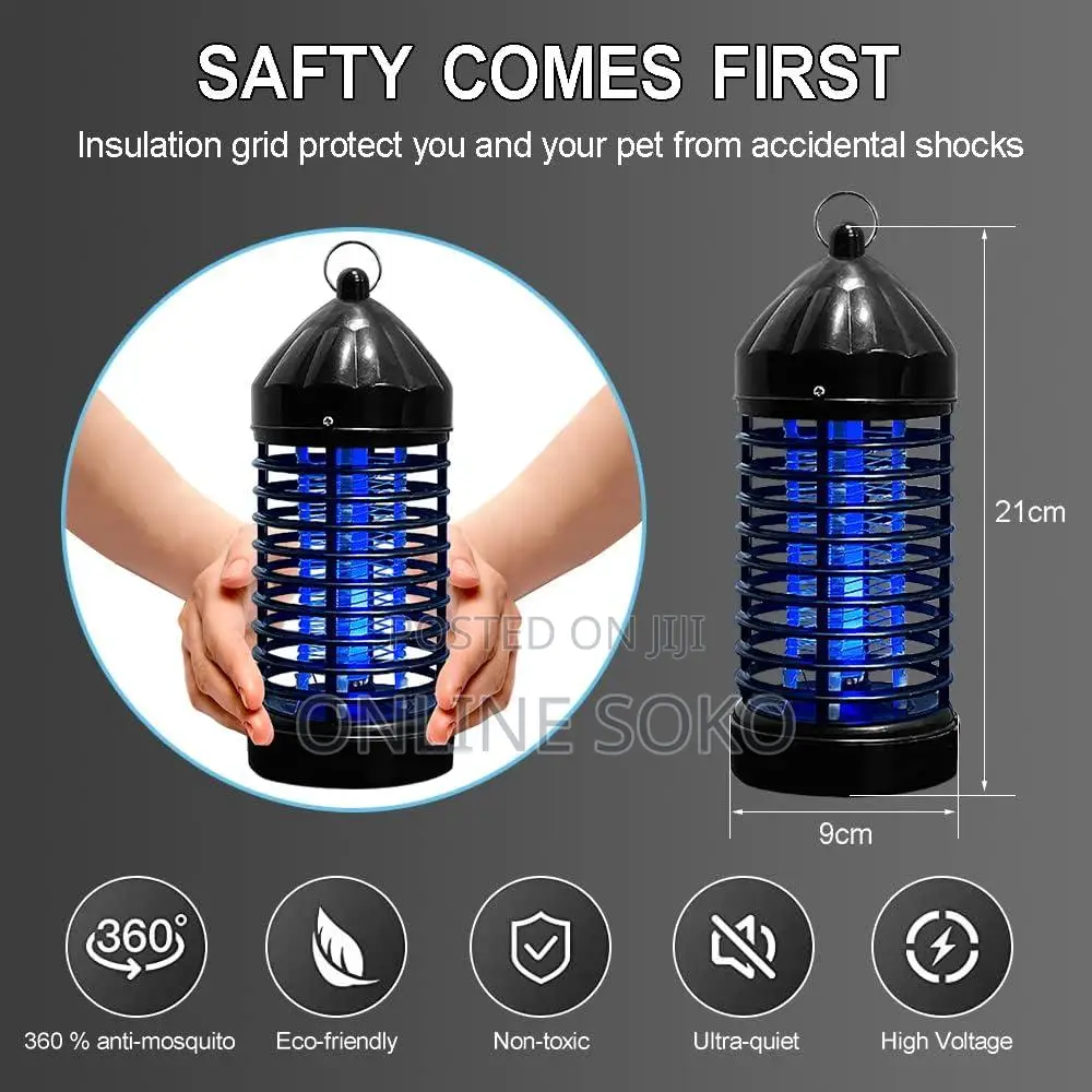 Indoor Outdoor Electric Uv Mosquito Killer Lamp Insect Fly Bug Zapper