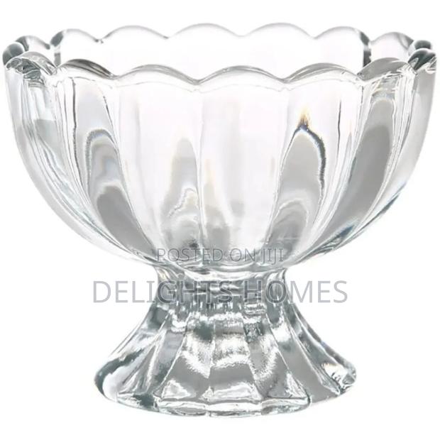 Elegant Ice Cream/Dessert Glass Bowl_kis