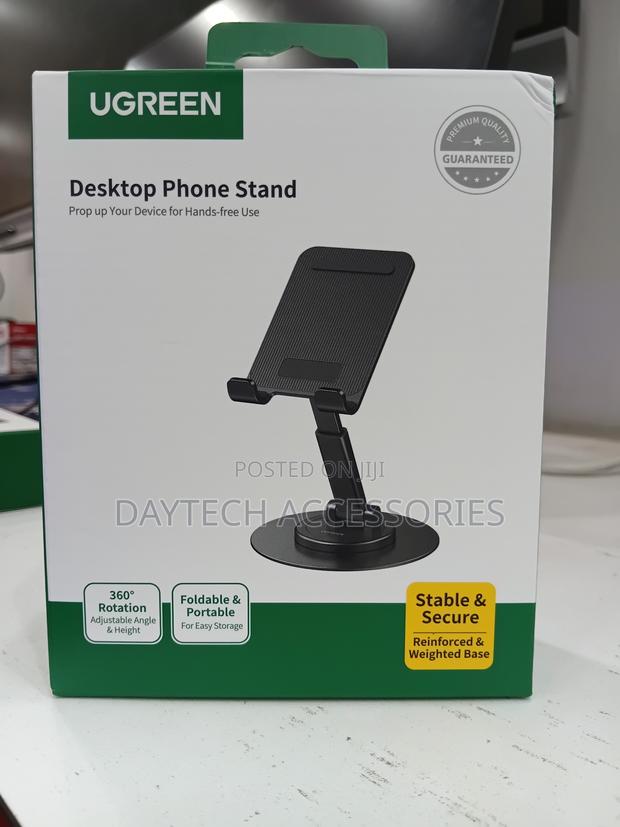 Ugreen 360 Rotating and Folding Phone Stand – Lp805 – 35152 - thumbnail 3