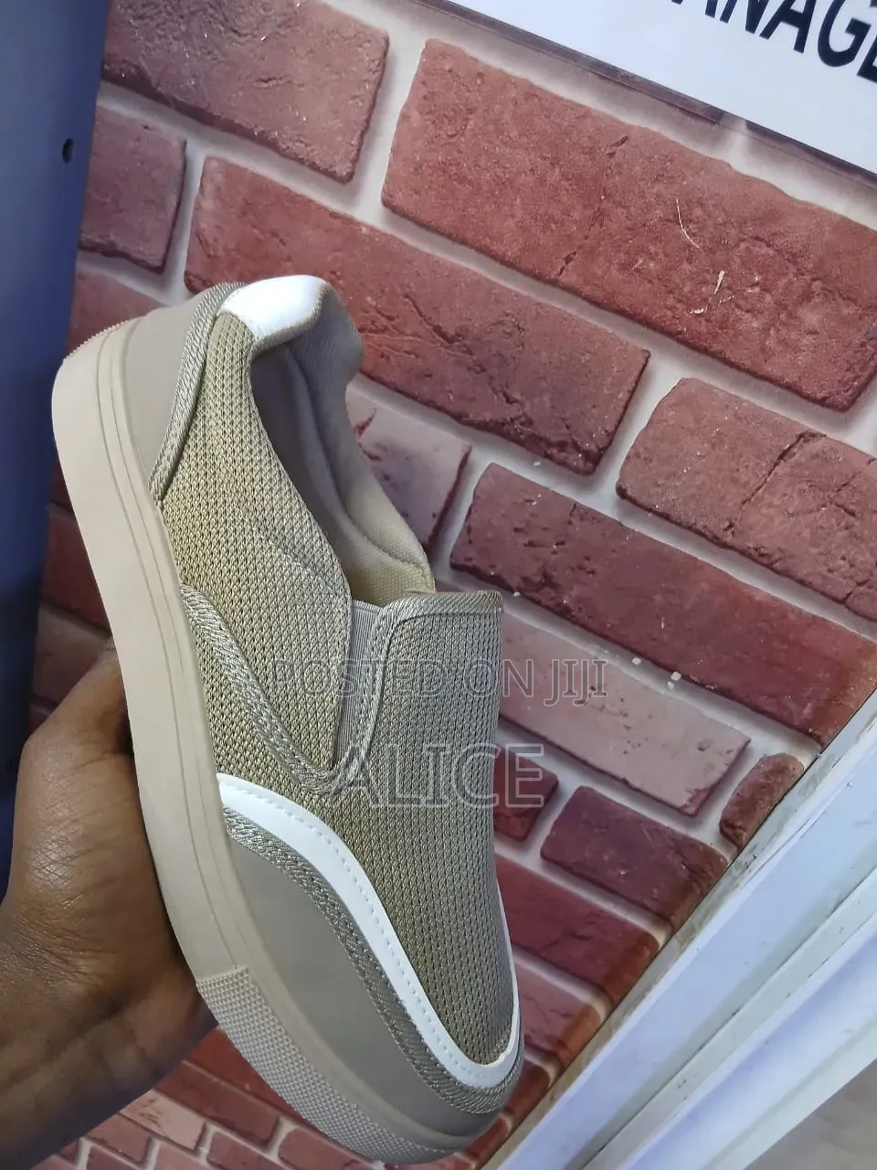 White Stripe Rubbers