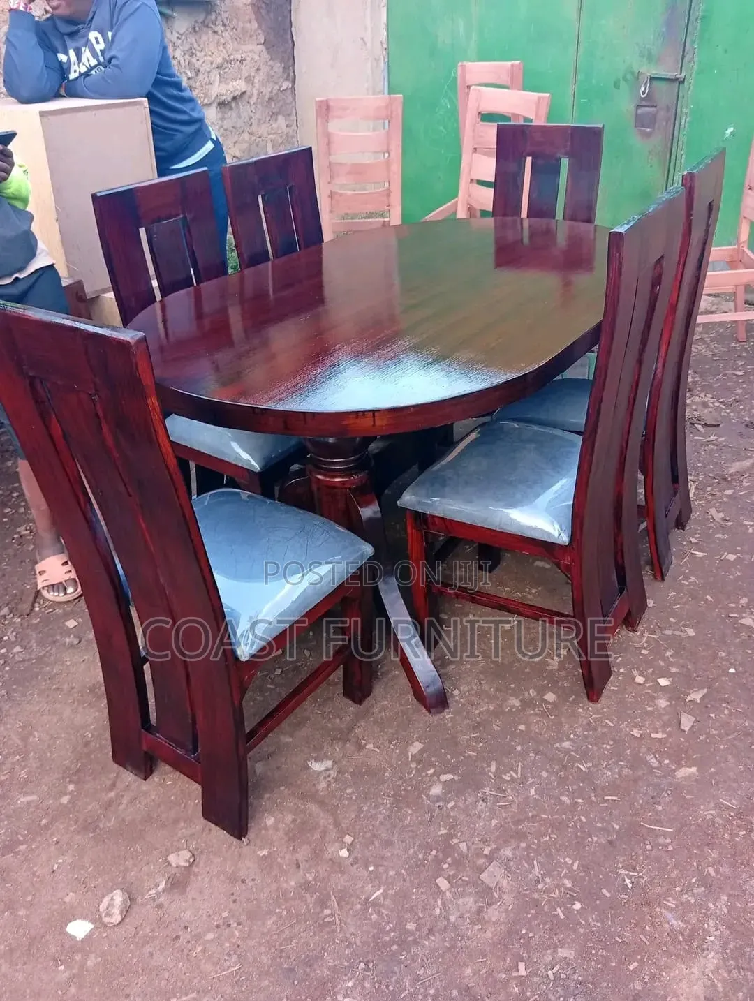 6 Seaters Dining Table Made From Pure Mahogany