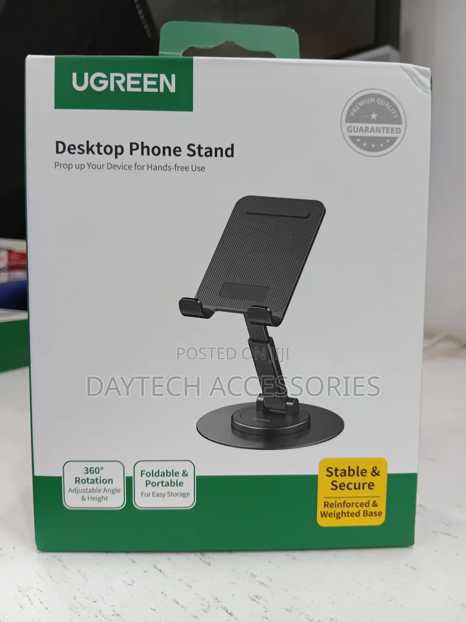 Ugreen Lp805 (35152) Desktop Phone Stand - Black