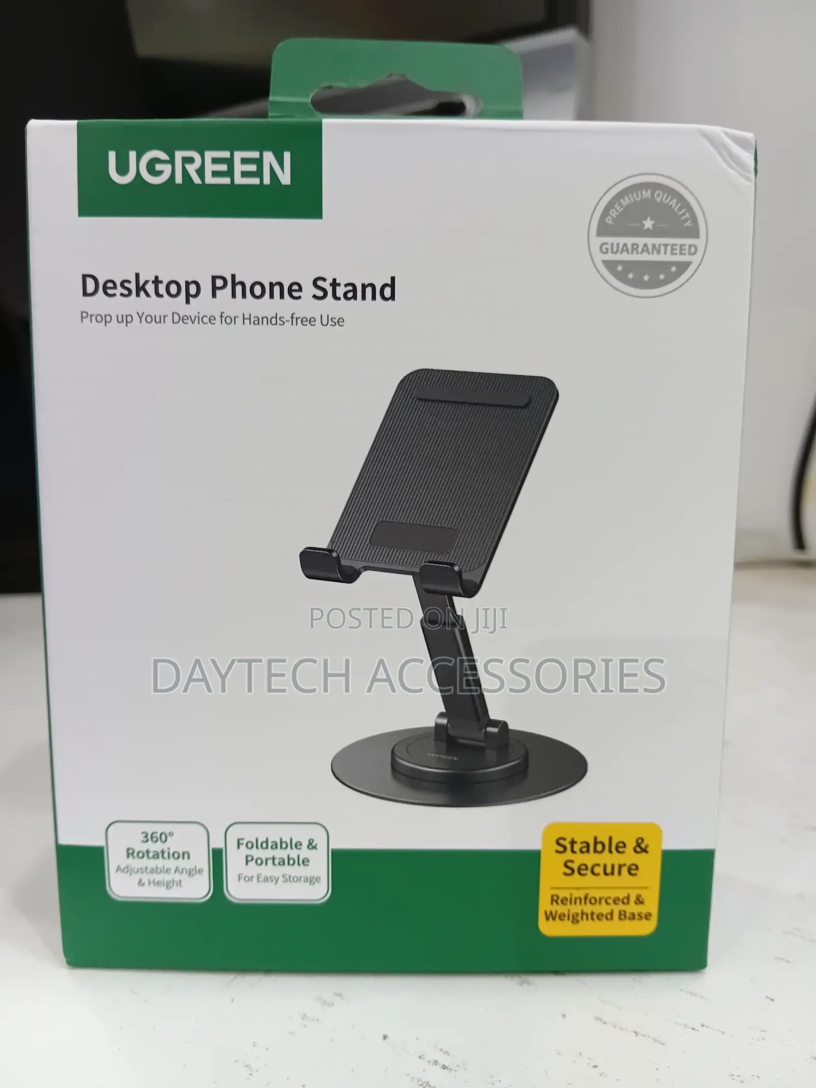 Ugreen Lp805 (35152) Desktop Phone Stand - Black