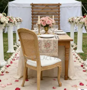 Banquet Chair; Royal Elegant Banquet Chair With Wood Grain Finish