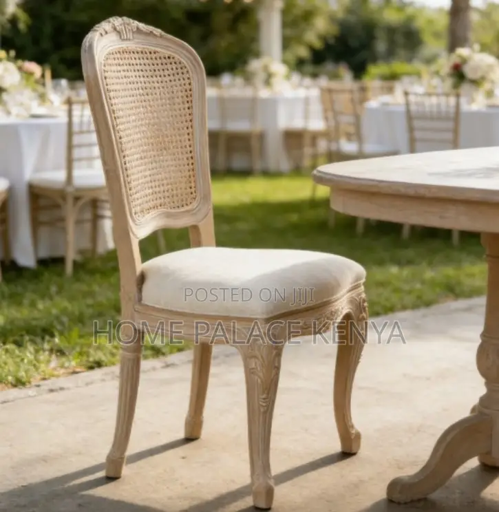 Banquet Chair; Royal Elegant Banquet Chair With Wood Grain Finish