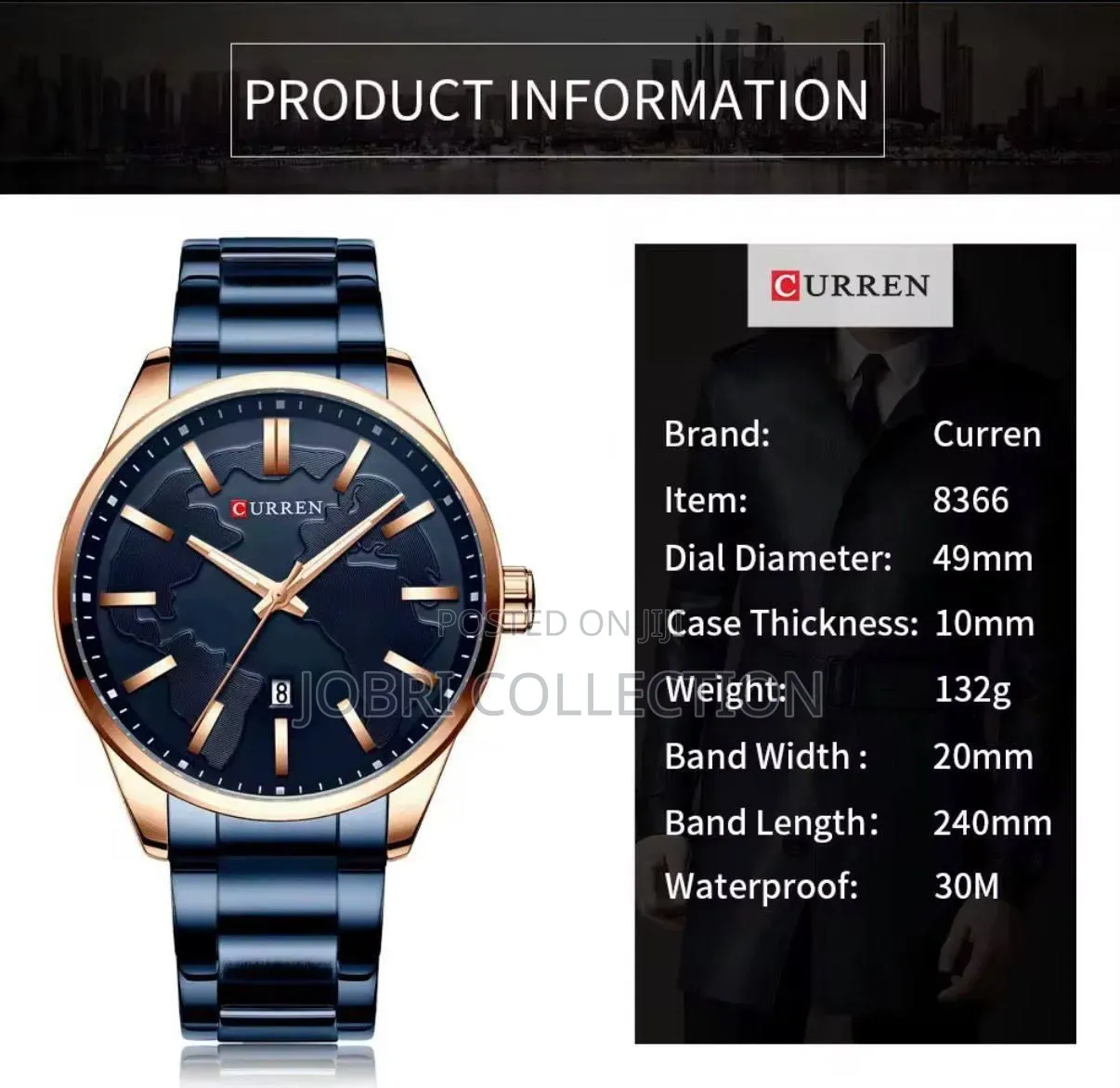 Curren Gents Stainless Steel Watch
