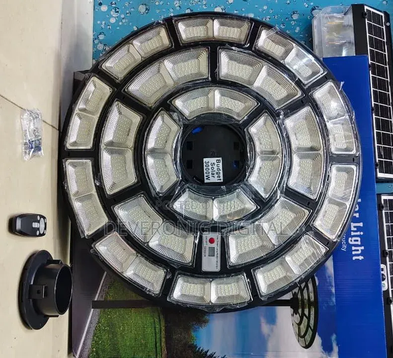 *3000watts High Quality Ufo Solar Round Street Light*