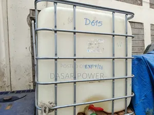 Caged 1000litre Plastic Tanks