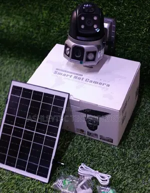 4g Dual Lens Solar CCTV Camera V380 With Sim Card Phone Monitoring