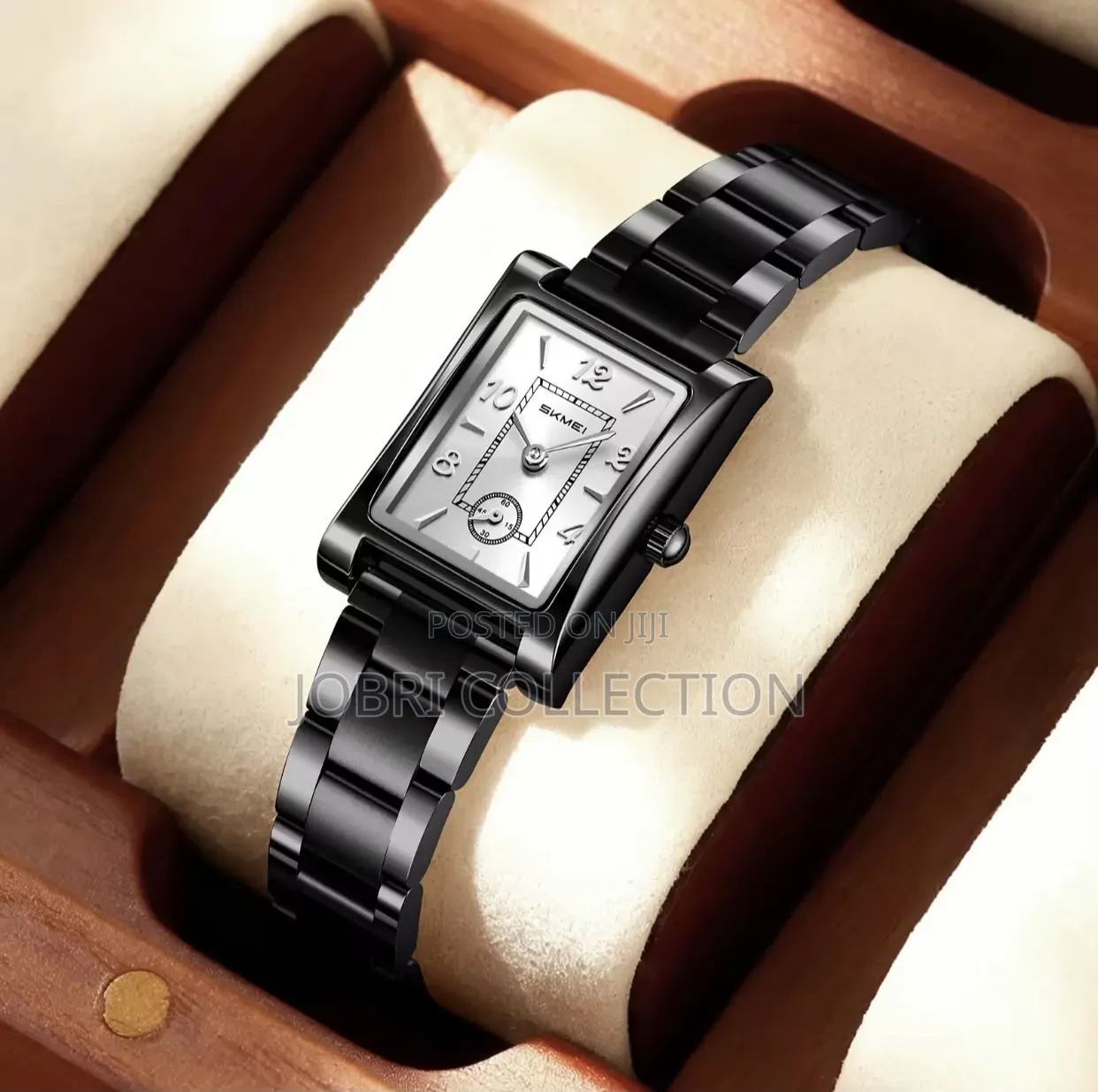 Black Strapped Skmei Ladies Watch