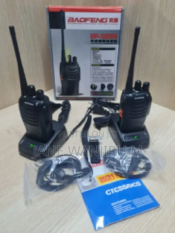 Baofeng Bf-888s Triple Walkie Talkie Set 16 Channel