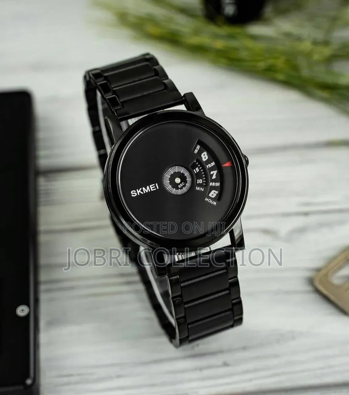 Black Straps Skmei Watch