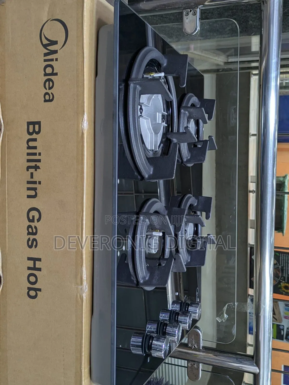 Midea 60cm Ss Gas Hob 60gl403