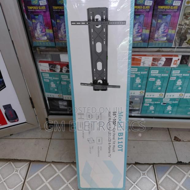 Tilting TV Wall Bracket for 55"-100" TVS 100kgs Loading Capacity. - thumbnail 2