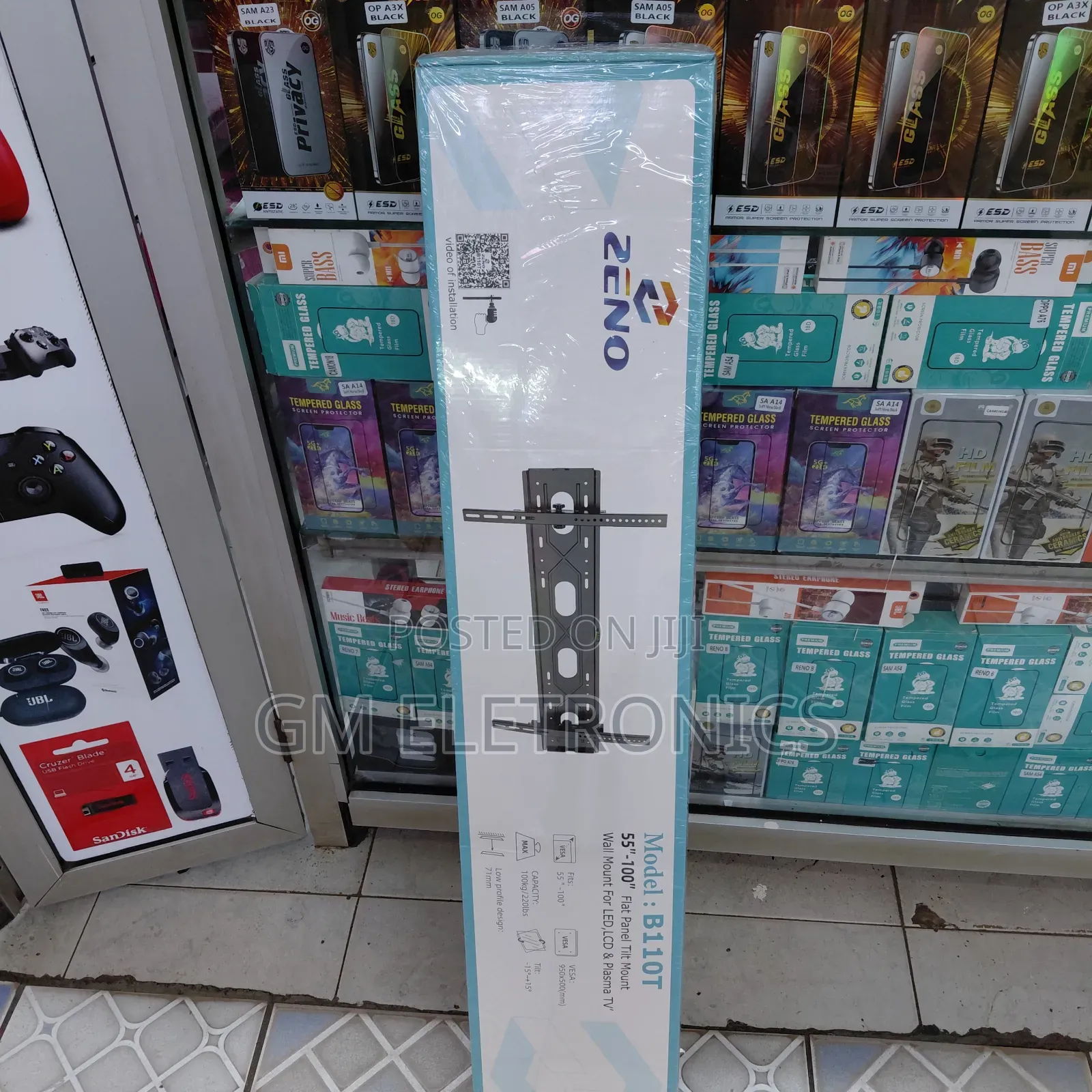 Tilting Tv Wall Bracket For 55"-100" Tvs 100kgs Loading Capacity.