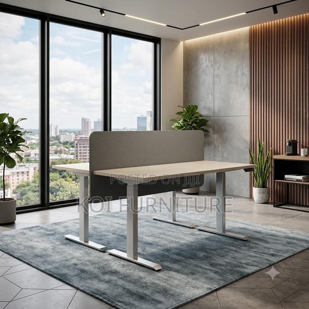 Office Desk; 1200mm Ergonomic Adjustable Gamers Desk - thumbnail 2