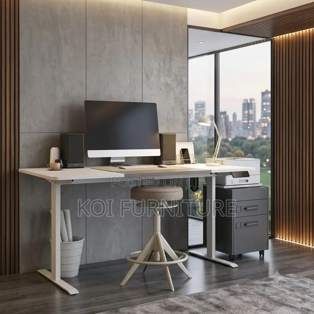 Office Desk; 1200mm Ergonomic Adjustable Gamers Desk