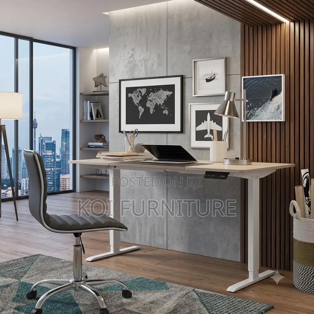 Office Desk; 1200mm Ergonomic Adjustable Gamers Desk
