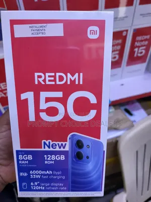 New Xiaomi Redmi 15C 4G 128 GB Black