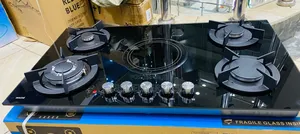 (Hb-59035d) Built in Gas Hob With Electric Infrared and Wok Burner