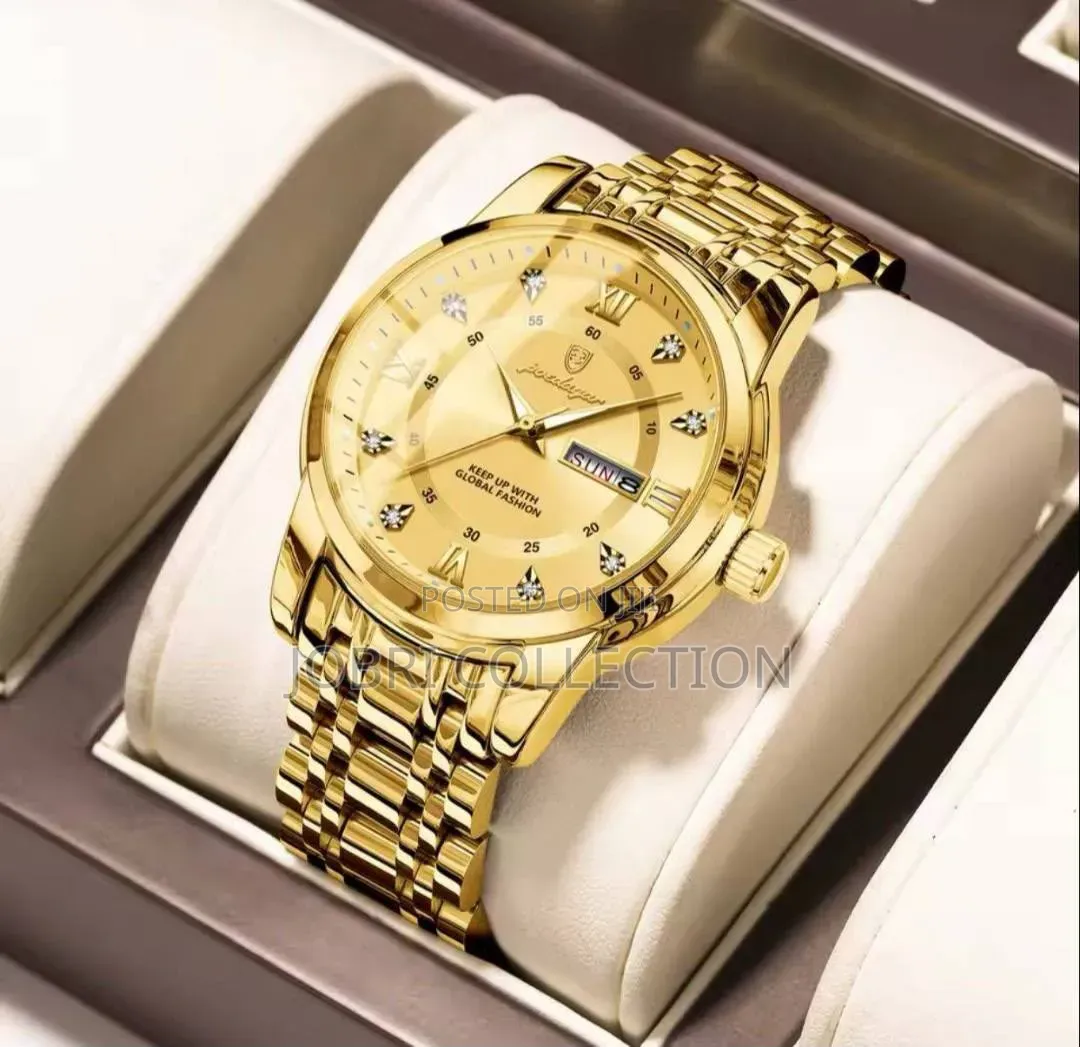 Gold Poedagar Ladies Wrist Watch