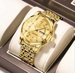 Gold Poedagar Ladies Wrist Watch
