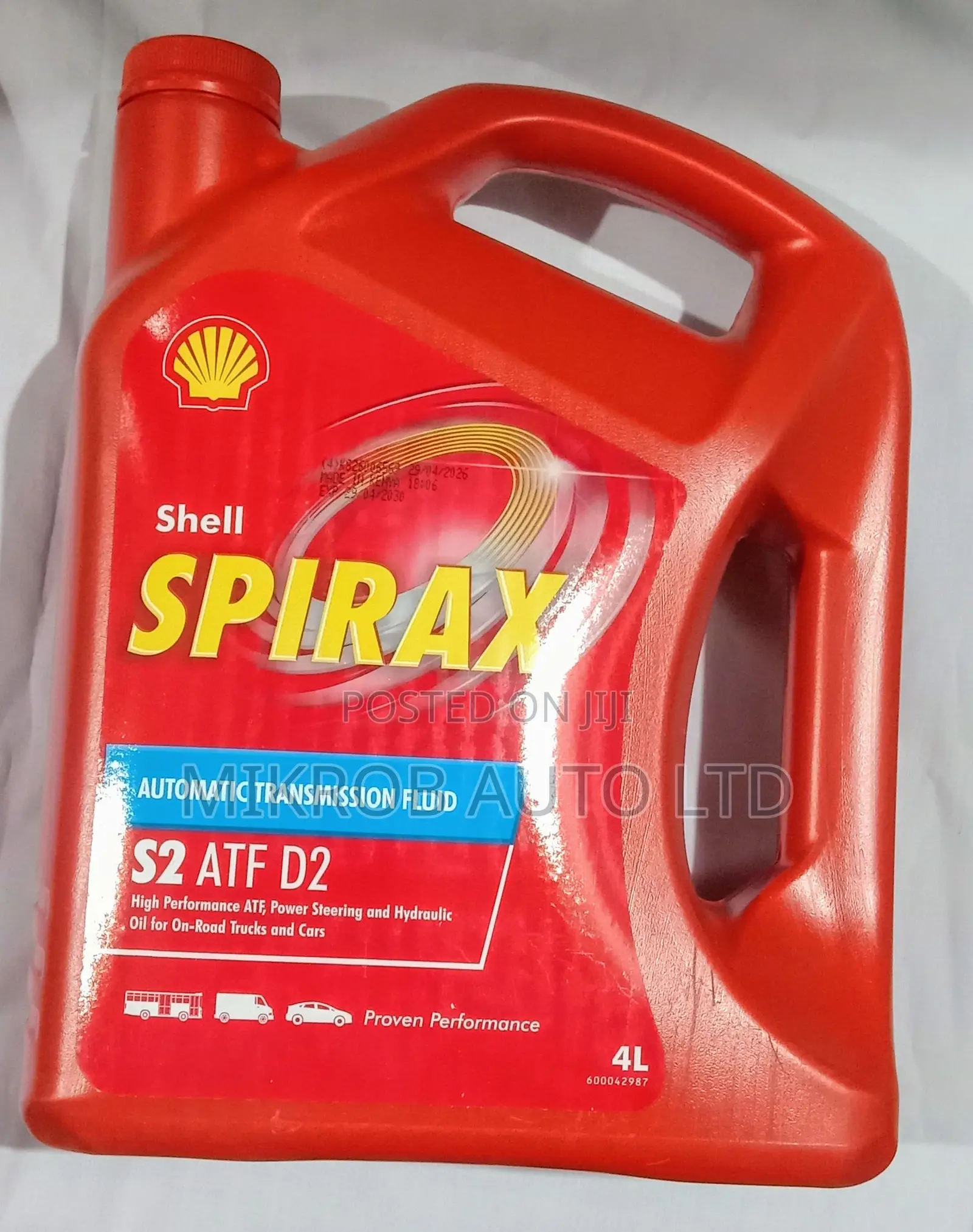 Atf Shell 4litres Spirax