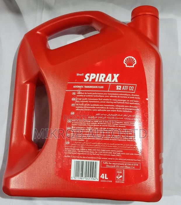 Atf Shell 4litres Spirax - thumbnail 2
