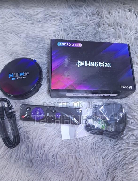 Android 13 H96 Max Tv Box 4gb 32gb Streaming Media Player
