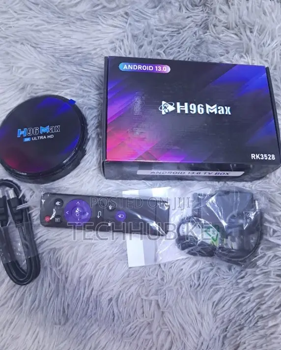 Android 13 H96 Max Tv Box 4gb 32gb Streaming Media Player