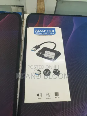 Adapter Usb to HDTV to Vga