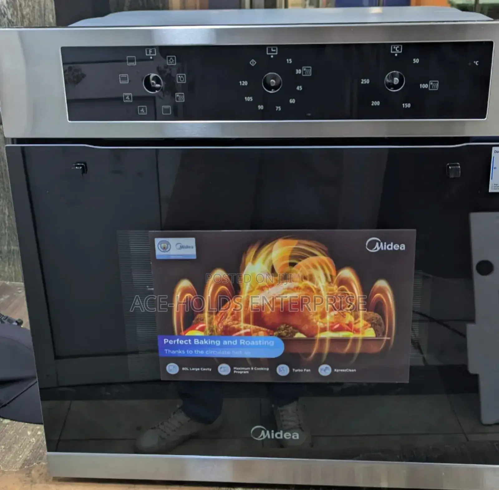 60cm - Midea Built-in Oven ((65m40m1-Ss) Turbo Fan