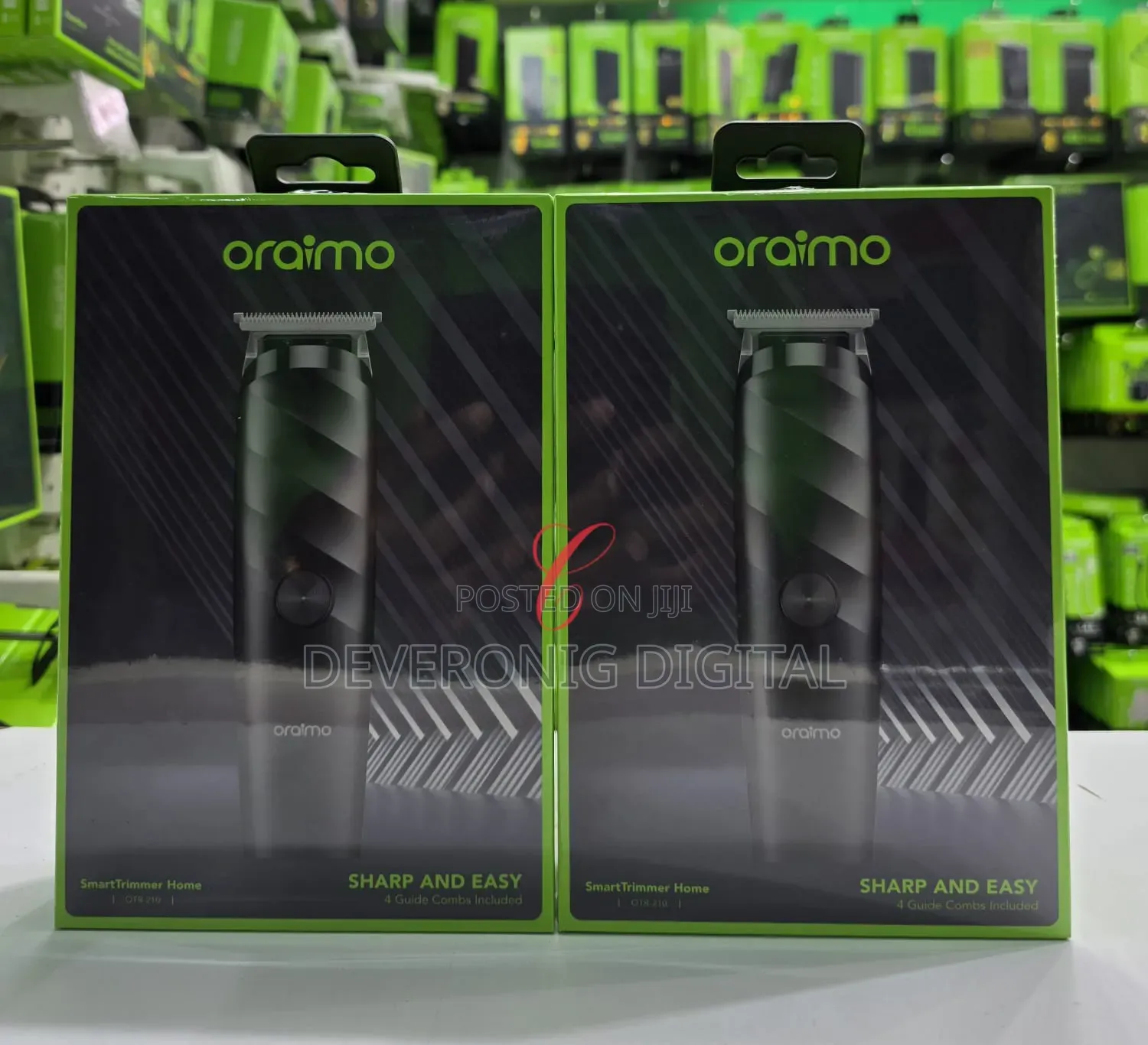Oraimo Smart Trimmer Home Otr-210 Hair Trimmer With 4 Guide Combs
