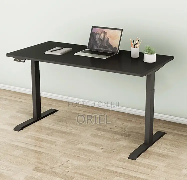 Office Desk : Black 120cm Computer Desk