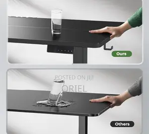 Office Desk : Black 120cm Computer Desk