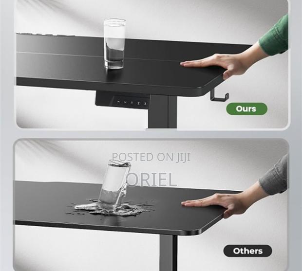 Office Desk : Black 120cm Computer Desk - thumbnail 3
