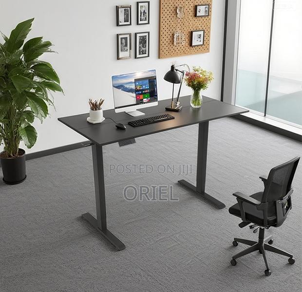 Office Desk : Black 120cm Computer Desk - thumbnail 4