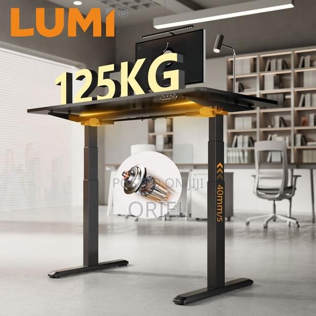 Office Desk : Black 120cm Computer Desk - thumbnail 7