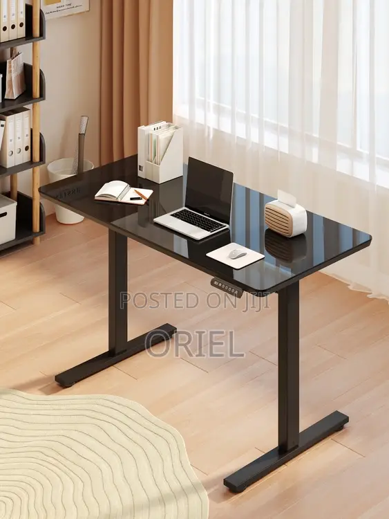 Office Desk : Black 120cm Computer Desk
