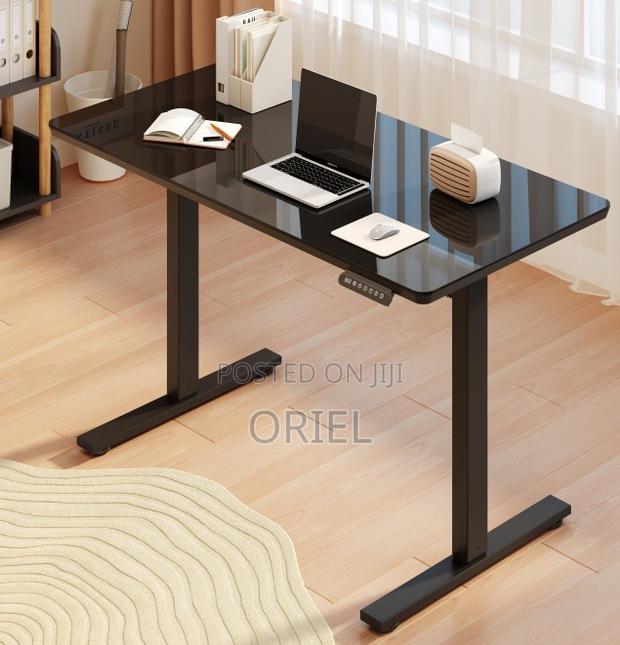 Office Desk : Black 120cm Computer Desk - thumbnail 10