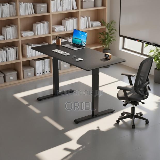 Office Desk : Black 120cm Computer Desk - thumbnail 11