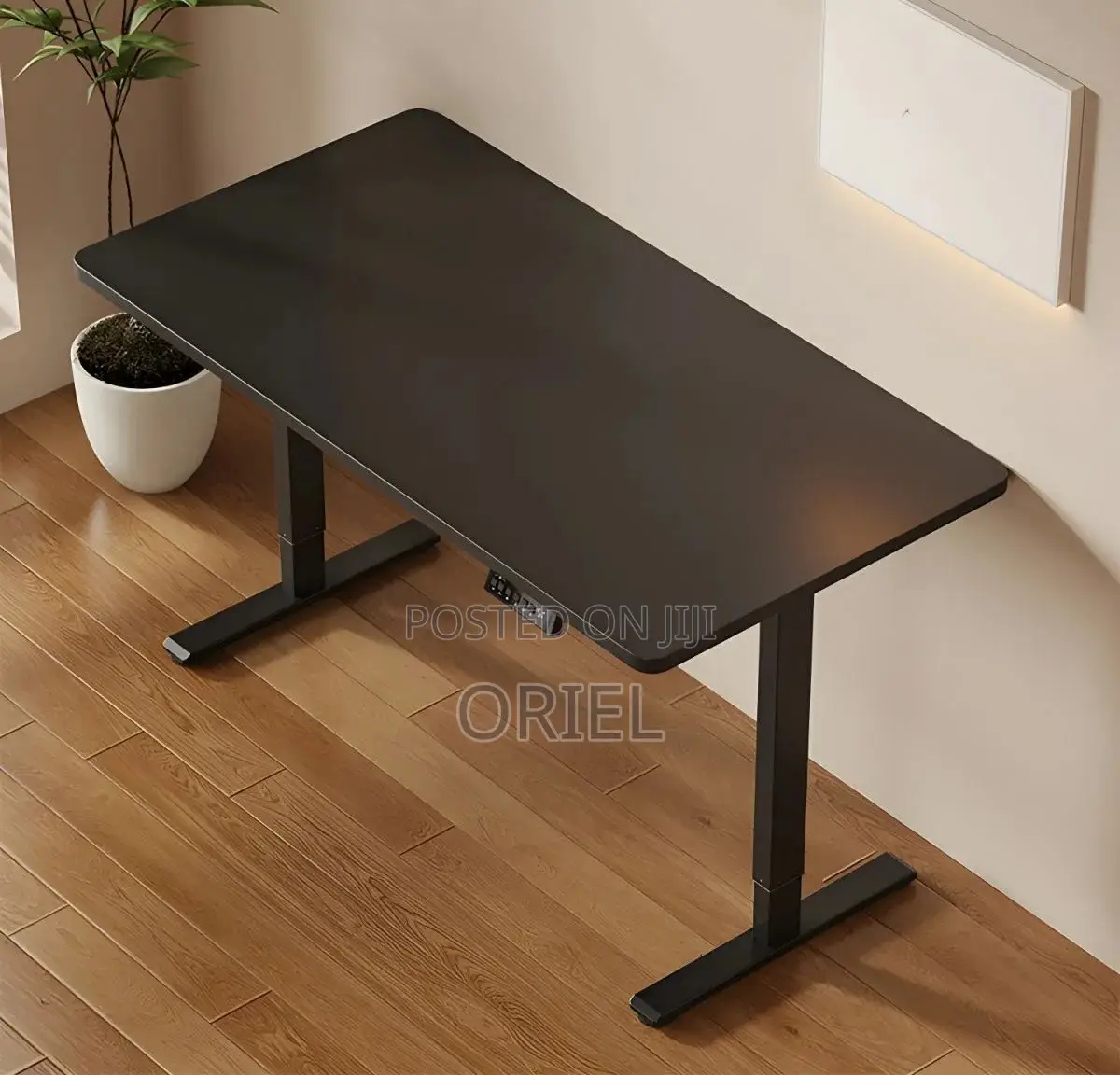 Office Desk : Black 120cm Computer Desk