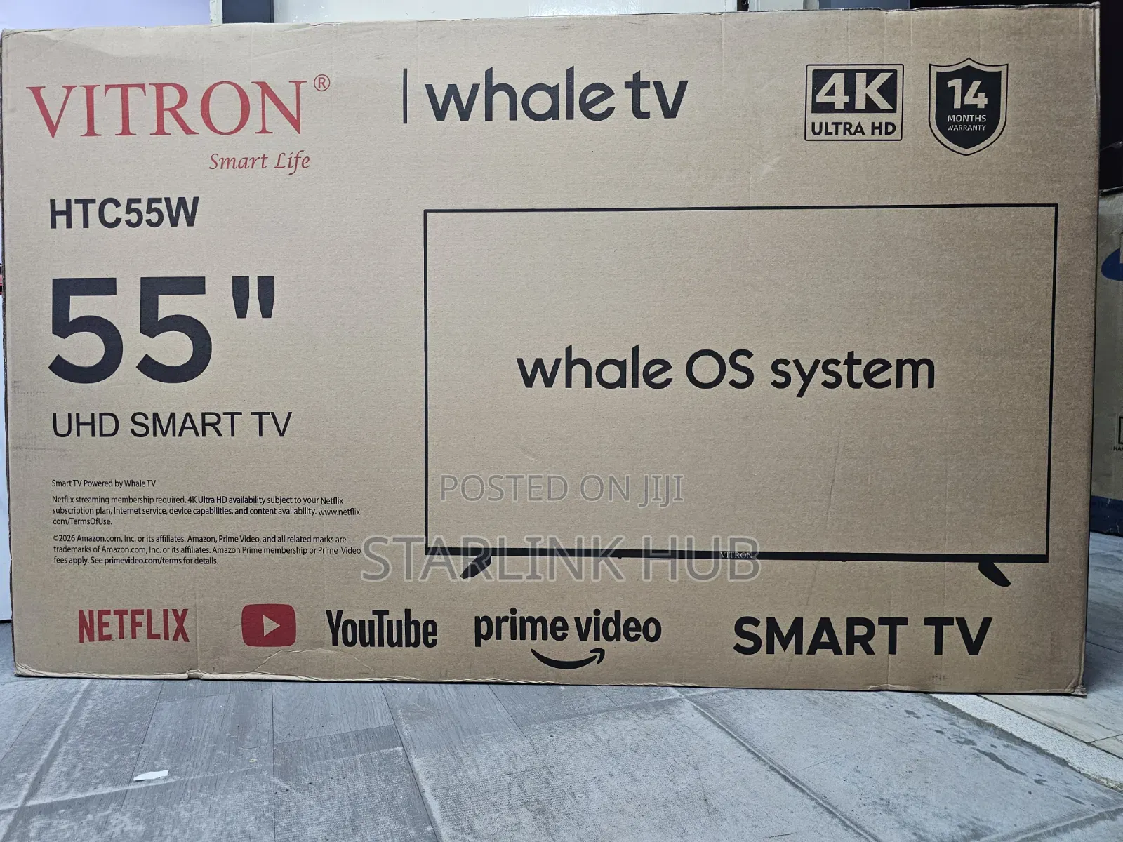 Vitron Htc55w I55-Inch Uhd Smart Television